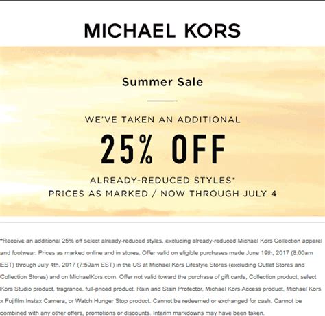 michael kors outlet coupon code|michael kors promotional code.